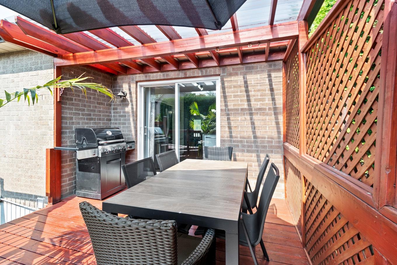 Balcony - 3869 Rue Des Pervenches, Longueuil (Saint-Hubert), QC - With Exterior