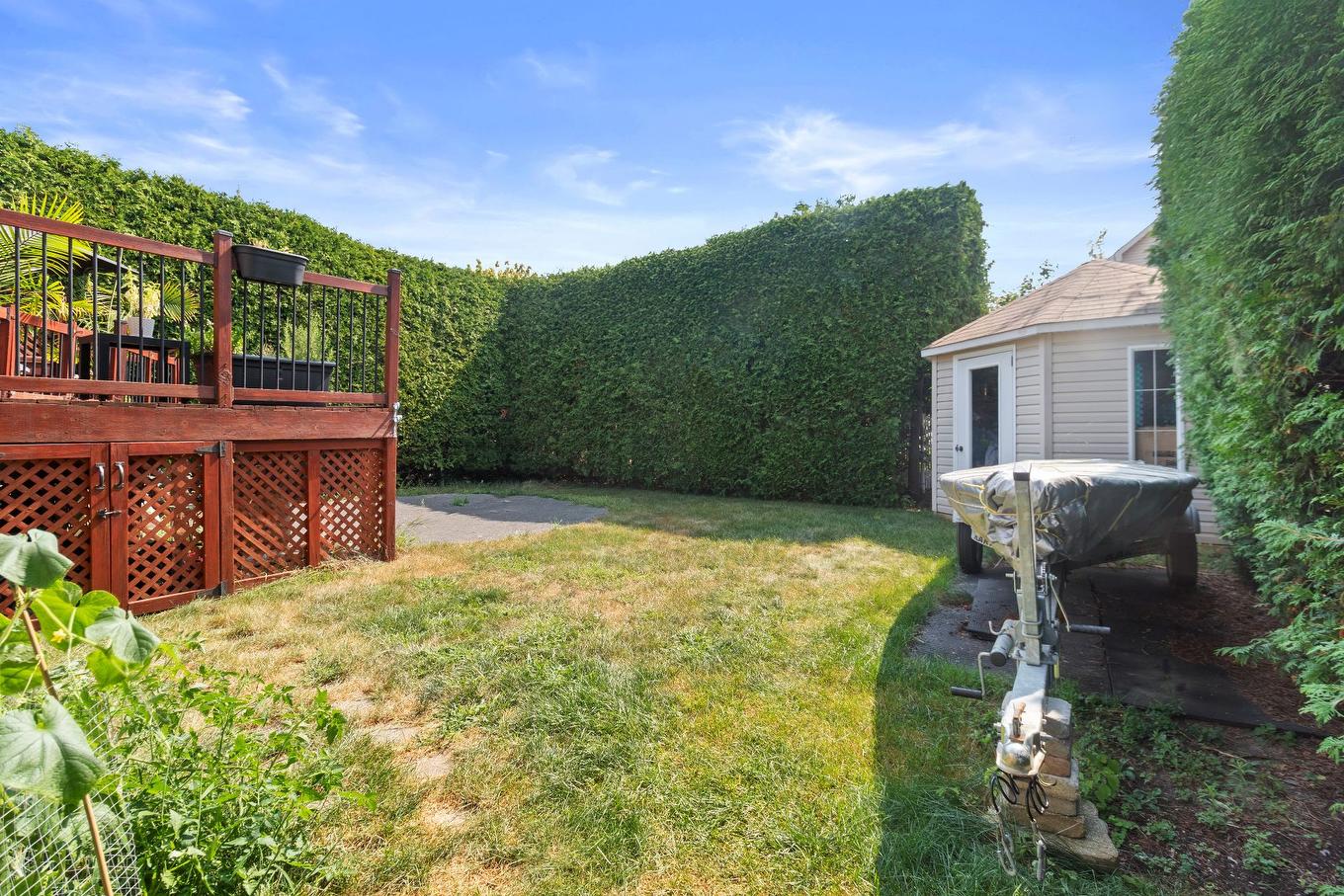 Backyard - 3869 Rue Des Pervenches, Longueuil (Saint-Hubert), QC - Outdoor