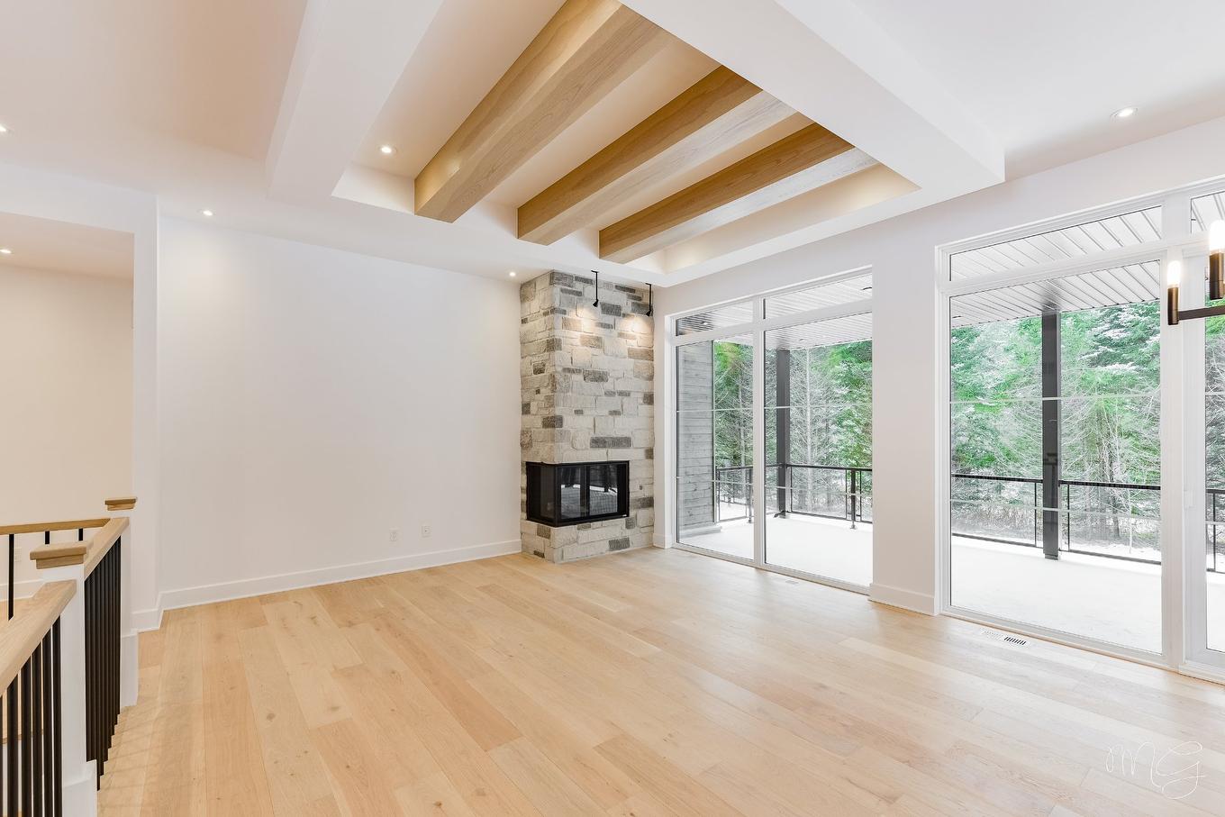 To be built - 1108 Ch. Du Massif, Piedmont, QC - Indoor With Fireplace