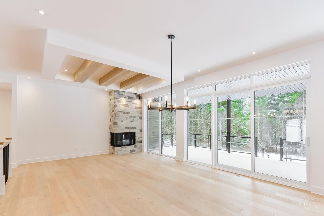 To be built - 1108 Ch. Du Massif, Piedmont, QC - Indoor With Fireplace