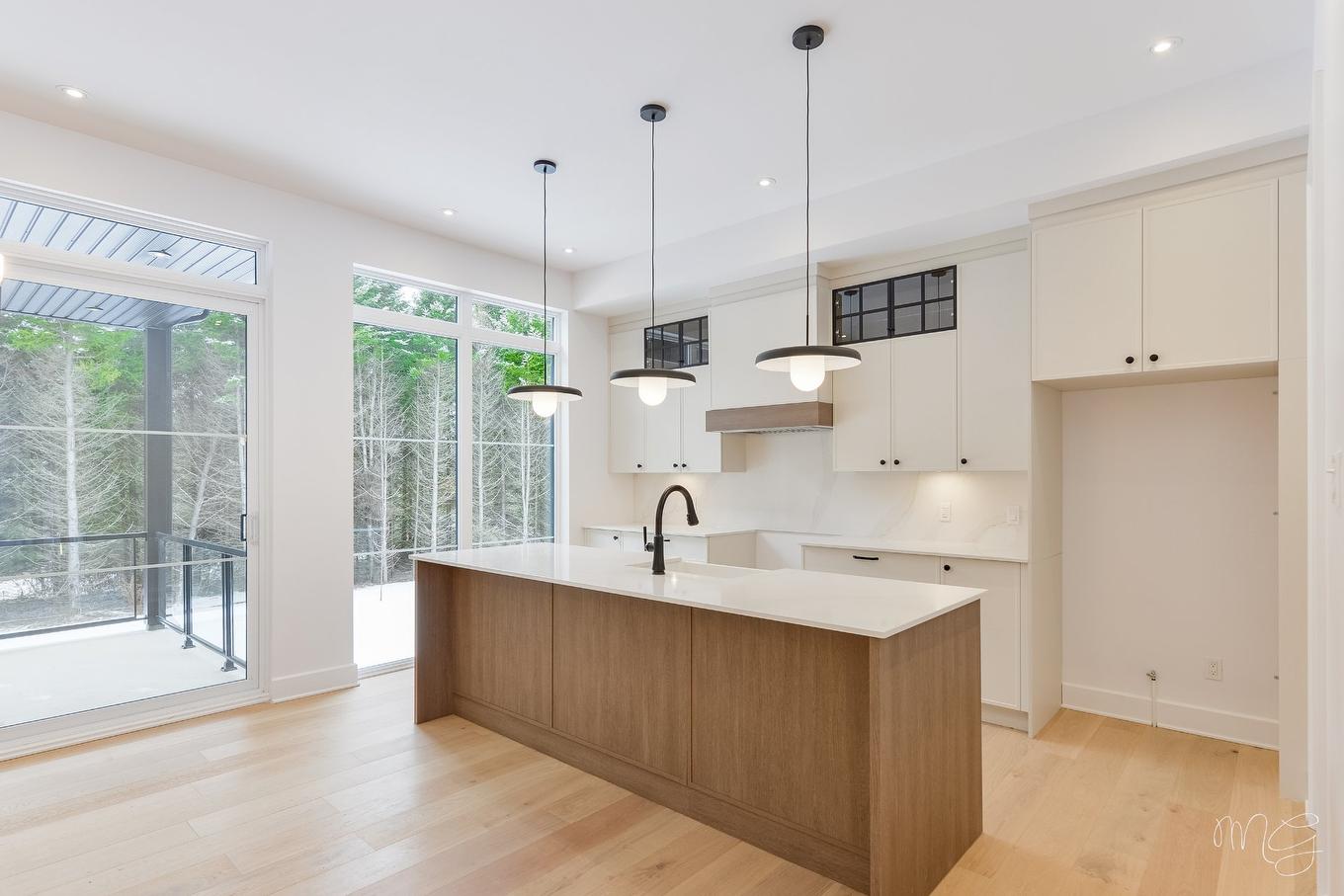To be built - 1108 Ch. Du Massif, Piedmont, QC - Indoor Photo Showing Kitchen With Upgraded Kitchen