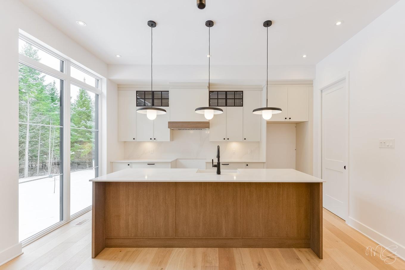To be built - 1108 Ch. Du Massif, Piedmont, QC - Indoor Photo Showing Kitchen With Upgraded Kitchen