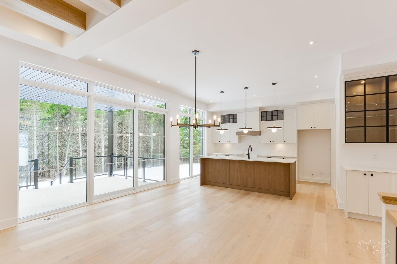 To be built - 1108 Ch. Du Massif, Piedmont, QC - Indoor Photo Showing Kitchen With Upgraded Kitchen