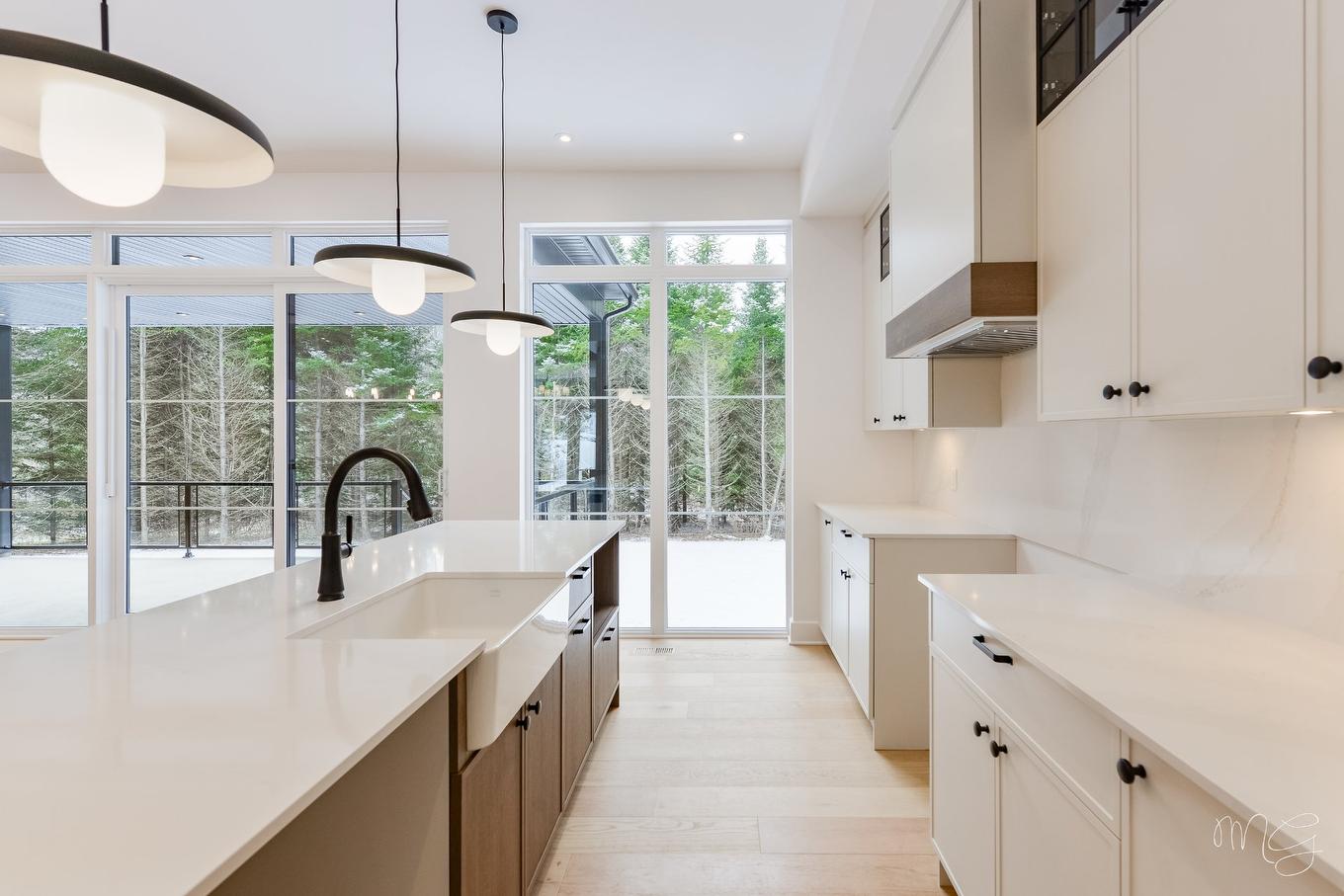 To be built - 1108 Ch. Du Massif, Piedmont, QC - Indoor Photo Showing Kitchen With Upgraded Kitchen