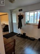 Back foyer area and back door. -