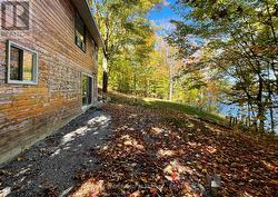 Screw Piles run across the lakeside -