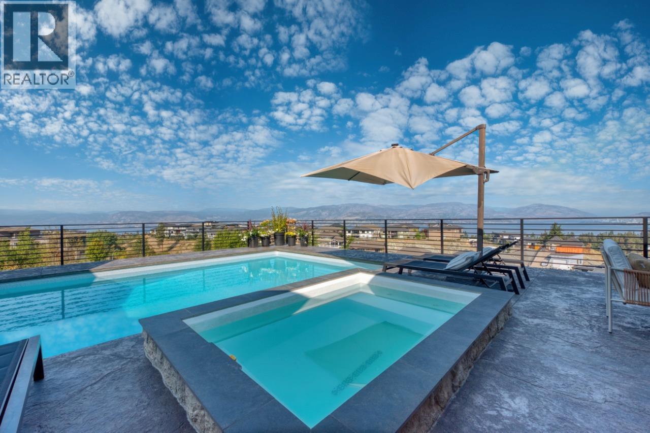 652 Trumpeter Road, Kelowna, BC - Outdoor With In Ground Pool With View