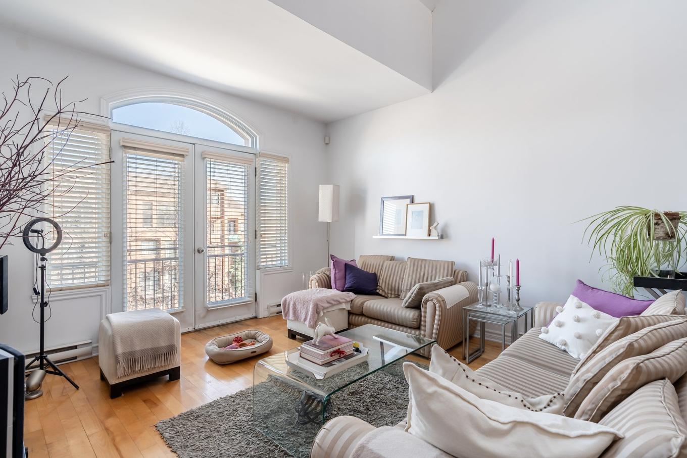 Salon - 8-1485 Rue St-Jacques, Montréal (Ville-Marie), QC - Indoor Photo Showing Living Room