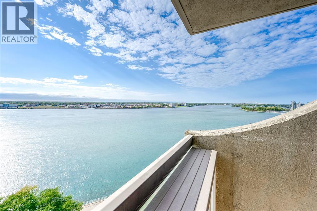 155 Front Street North Unit# 1306, Sarnia, ON - Outdoor With Body Of Water With View
