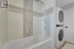 Main washroom and laundry -