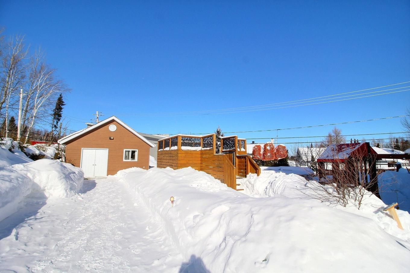 Backyard - 289 Rue Miljours, Val-D'Or, QC - Outdoor