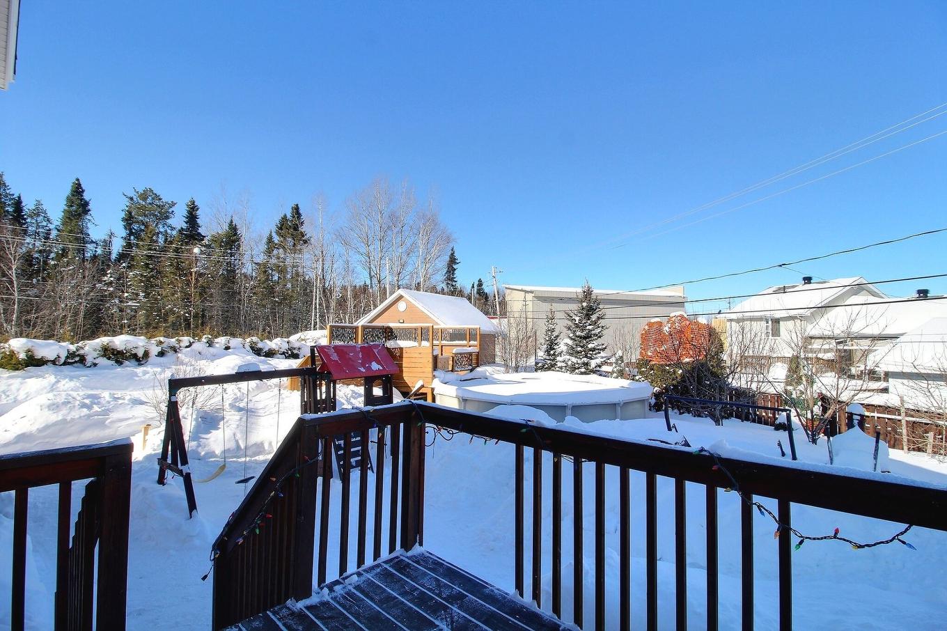 Backyard - 289 Rue Miljours, Val-D'Or, QC - Outdoor