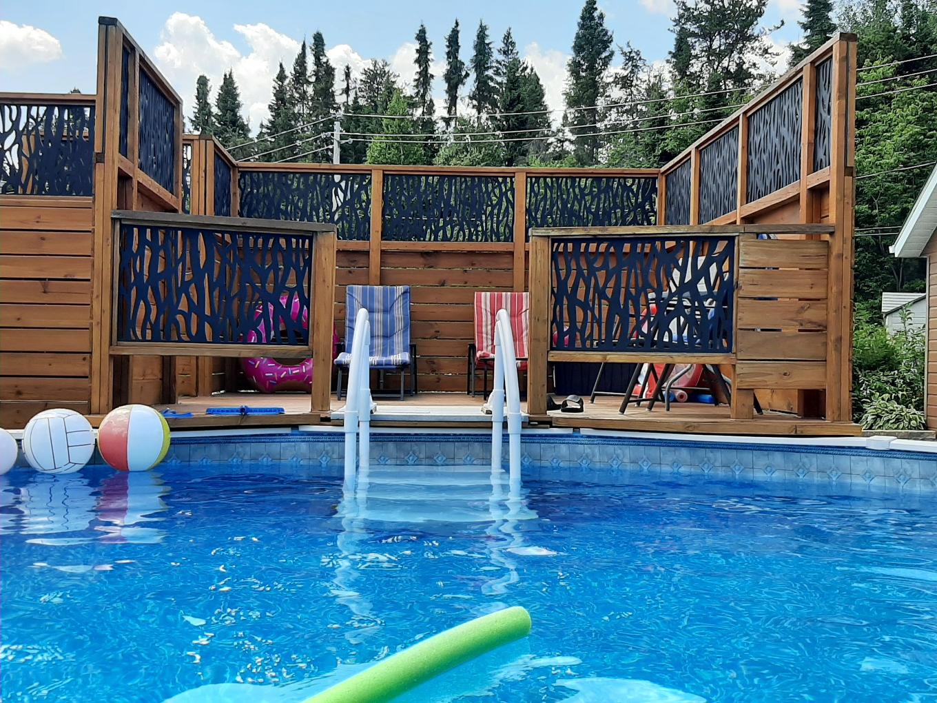 Pool - 289 Rue Miljours, Val-D'Or, QC - Outdoor