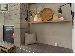 Built in bench seating in great room for extra gathering spots -