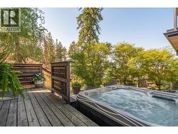 Private little sanctuary! Soak in the hot tub just off the primary bedroom -