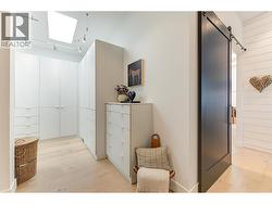 Skylight allowing for lots of natural light in the walk-in closet -