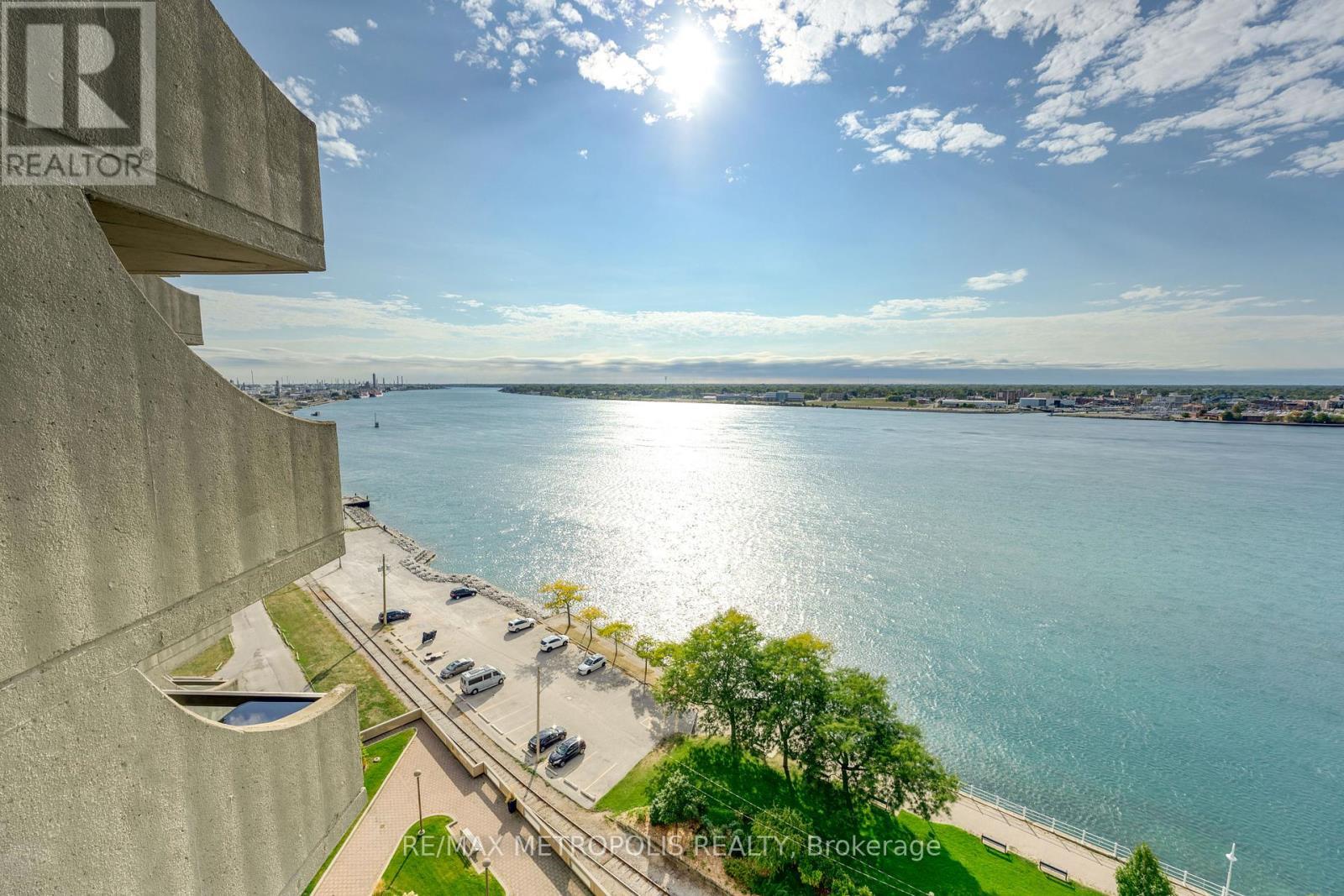 1306 - 155 Front Street N, Sarnia, ON - Outdoor With Body Of Water With View