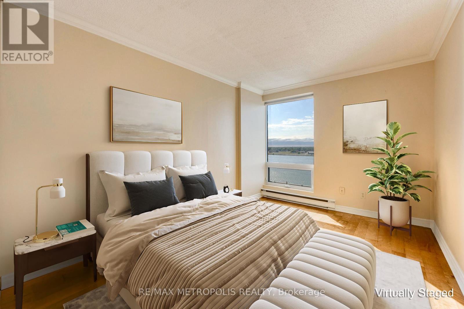 1306 - 155 Front Street N, Sarnia, ON - Indoor Photo Showing Bedroom