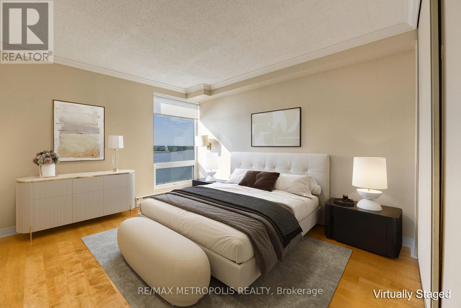 1306 - 155 Front Street N, Sarnia, ON - Indoor Photo Showing Bedroom