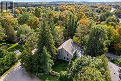 Bird's eye view of back of property -