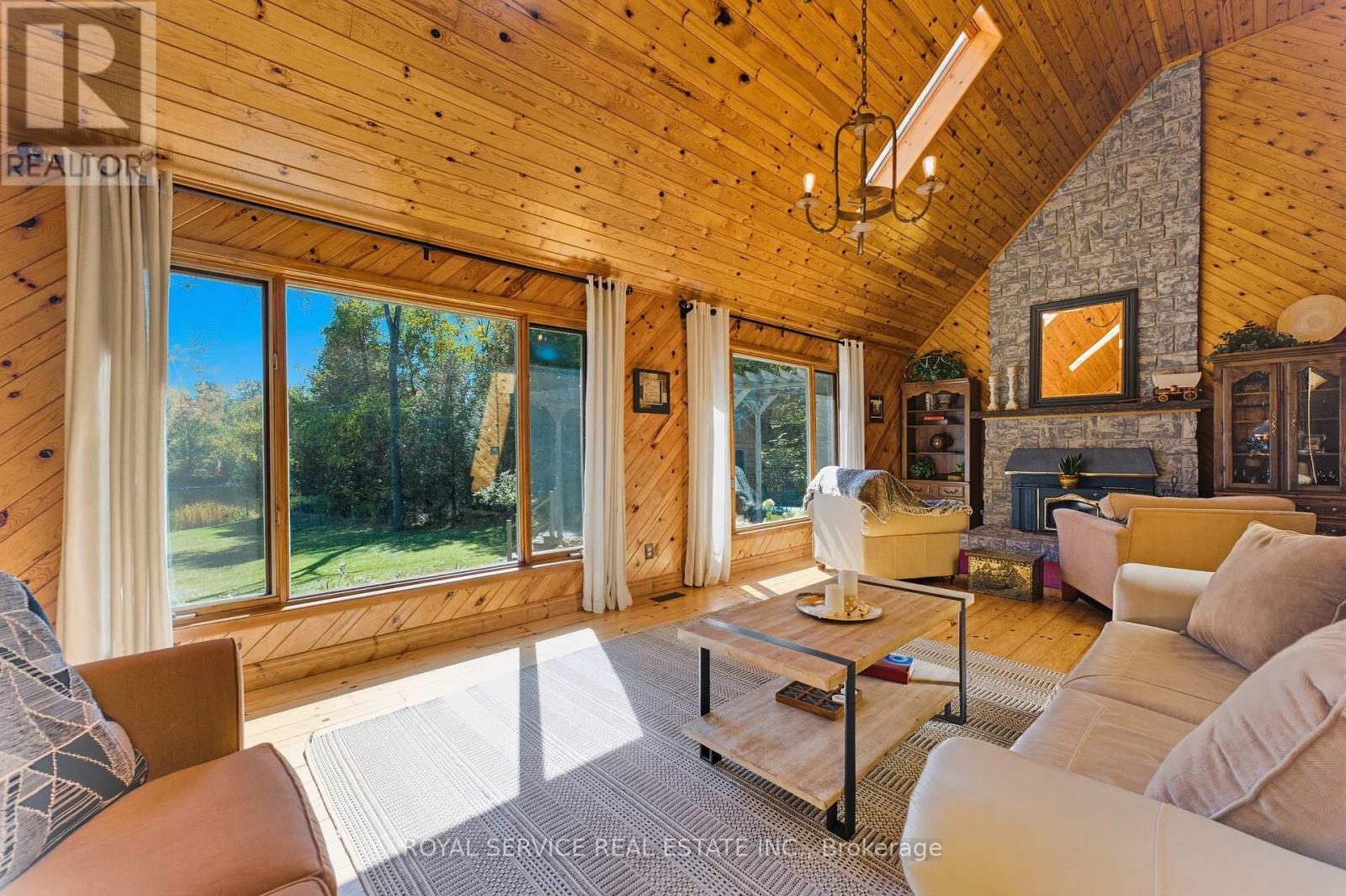 2853 13Th Line E, Trent Hills, ON - Indoor Photo Showing Living Room With Fireplace