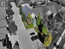 Aerial view, visitors parking close by. -