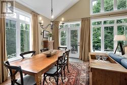 Dining Room With Access To Backyard -