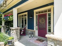 Cozy Covered Porch For Morning Coffee -