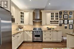 Wolf Stove, Granite Countertops -