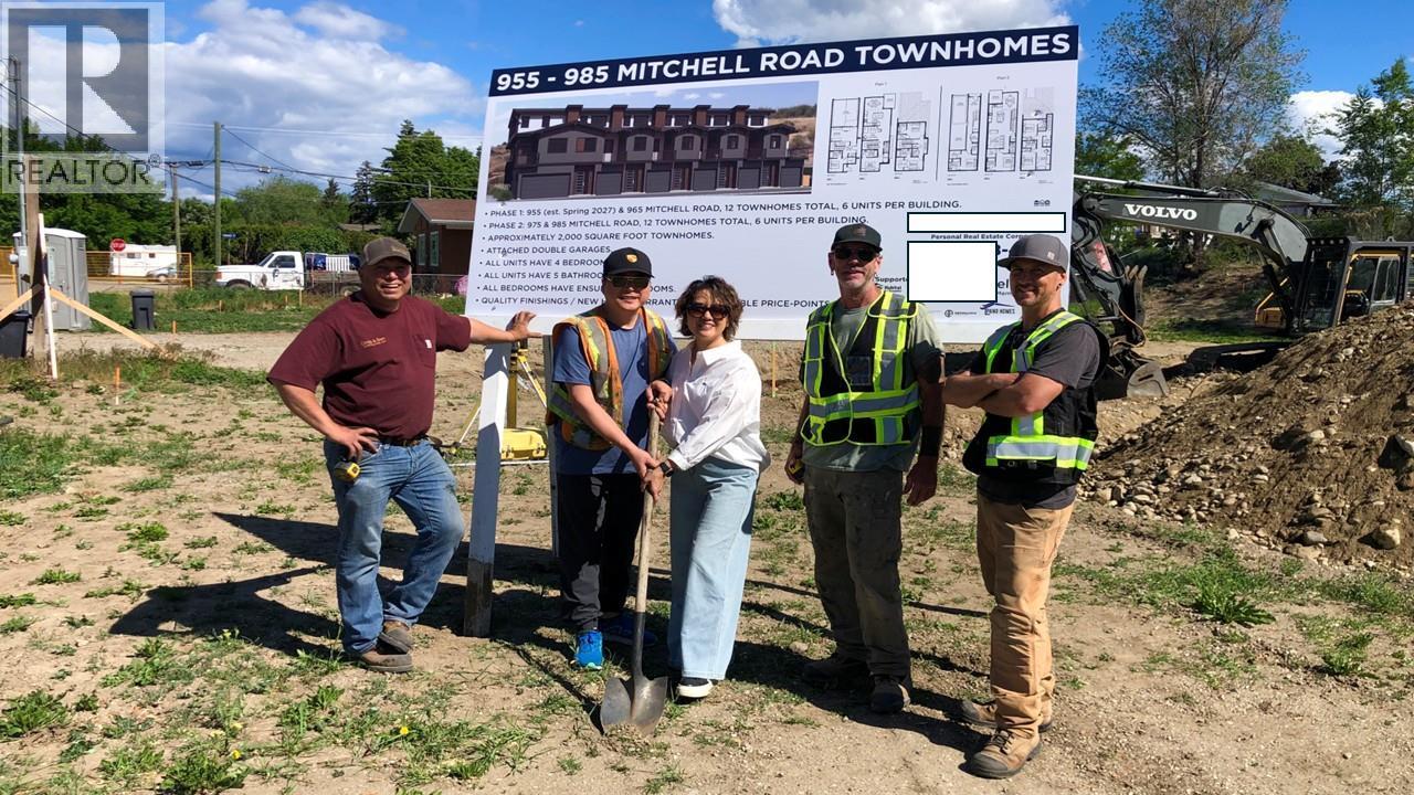 Official Groundbreaking Ceremony May 11, 2026. - 955 Mitchell Road Unit# 2, Kelowna, BC -