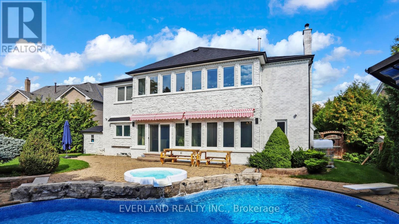 1109 Secretariate Road, Newmarket, ON - Outdoor With Above Ground Pool