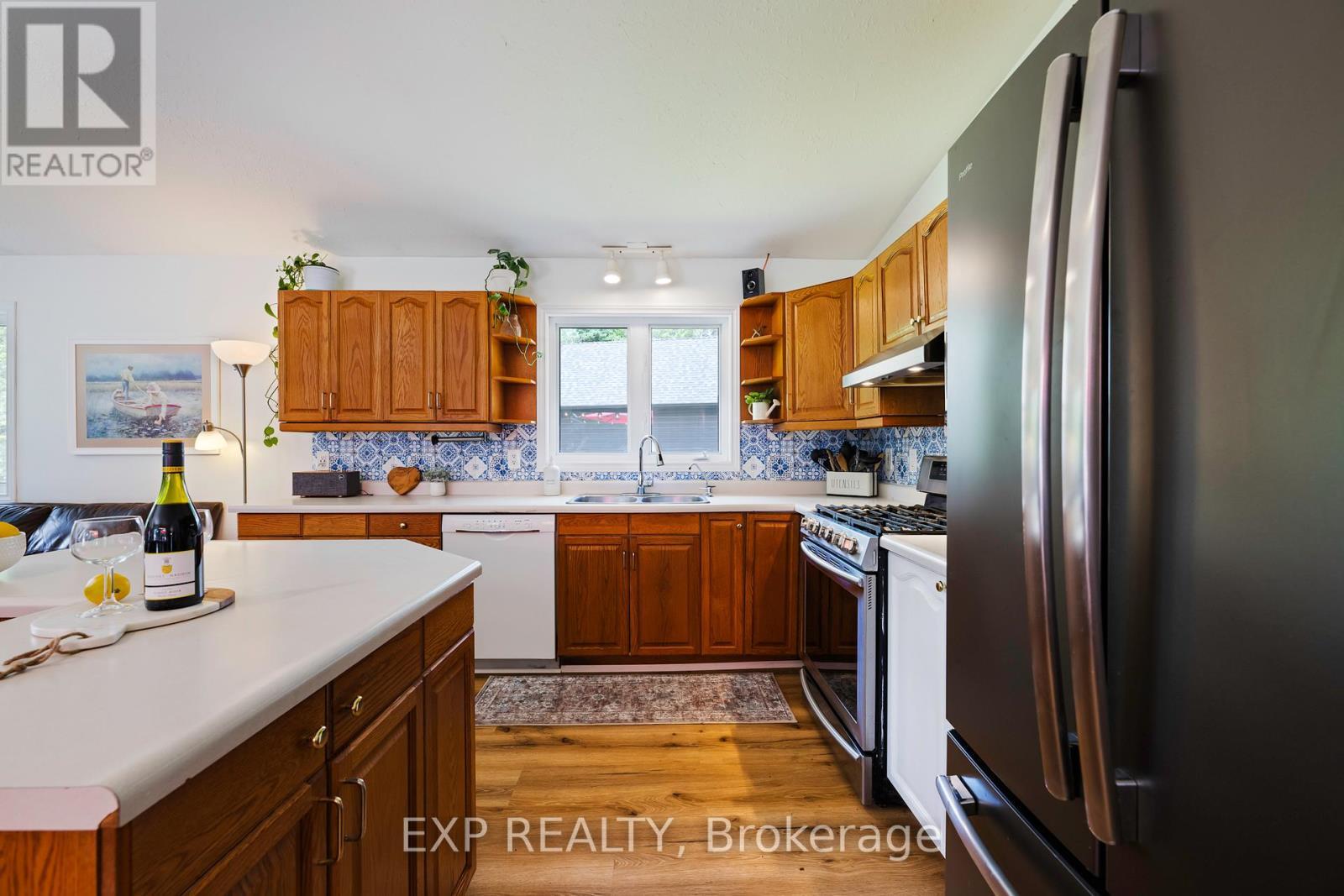 506097 Highway 89, Mulmur, ON - Indoor Photo Showing Kitchen With Stainless Steel Kitchen With Double Sink