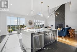 Kitchen overlooks the Backyard -