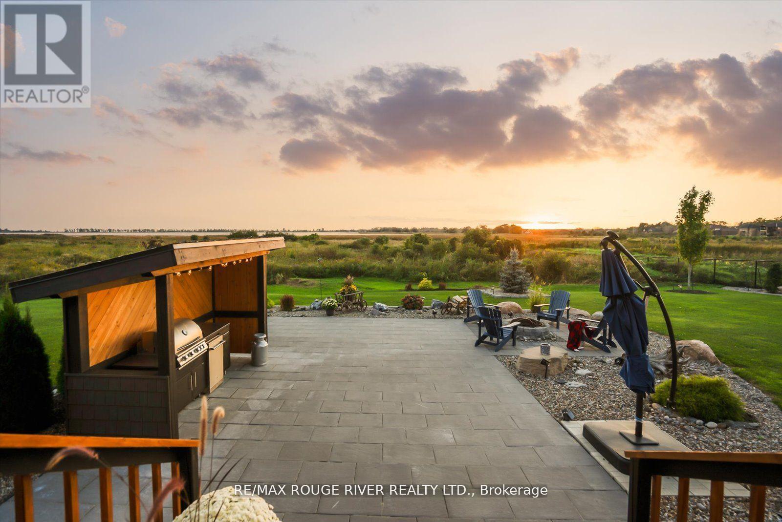 Backyard Patio - 14 Wellers Way, Quinte West, ON - Outdoor With View