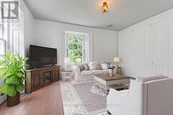 Family Room/Office. Image is virtually staged -