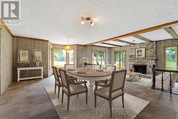 Dining Room. Image is virtually staged -