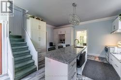 Back stairs to the second level -