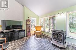 Propane Stove in Sunroom -