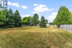 large fully fenced backyard -