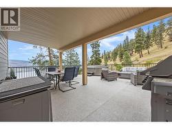 Partially covered deck -