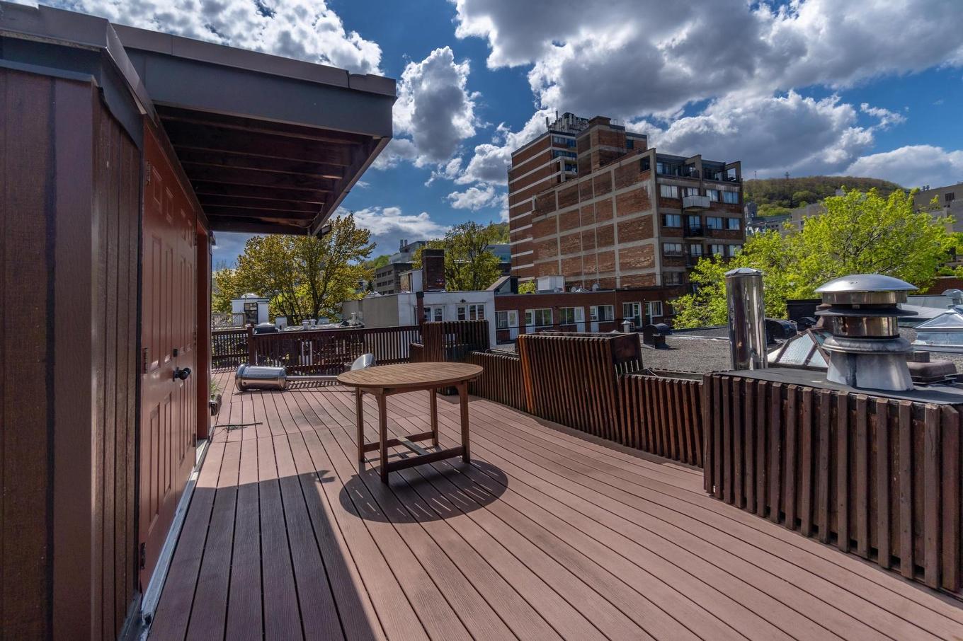 Terrasse - 3542 - 3544A Rue Aylmer, Montréal (Le Plateau-Mont-Royal), QC - Outdoor With Deck Patio Veranda With Exterior