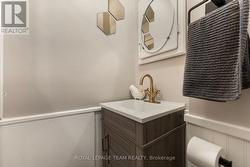 Powder room on main. -