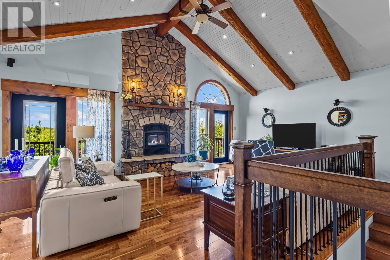 94 Amber Drive, Whitbourne, NL - Indoor With Fireplace