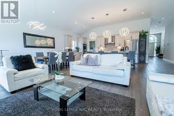 Open Concept to Dining and Kitchen -