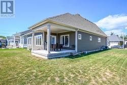 Side of House to Rear Deck -