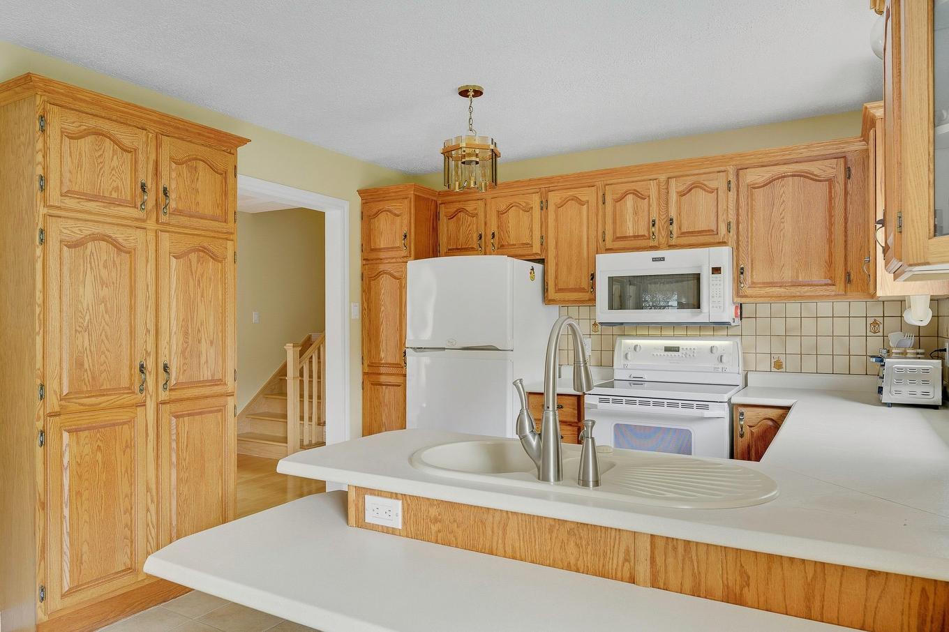 Kitchen - 81 Rue Dominyck, Sainte-Agathe-Des-Monts, QC - Indoor Photo Showing Kitchen