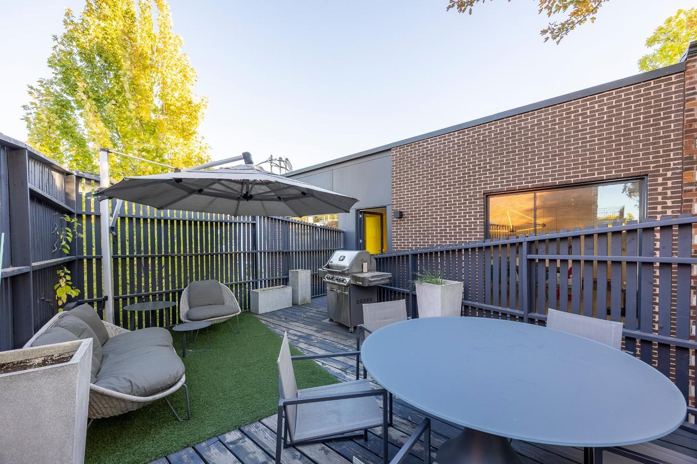 Terrasse - 8377 - 8379 Rue Foucher, Montréal (Villeray/Saint-Michel/Parc-Extension), QC - Outdoor With Deck Patio Veranda With Exterior