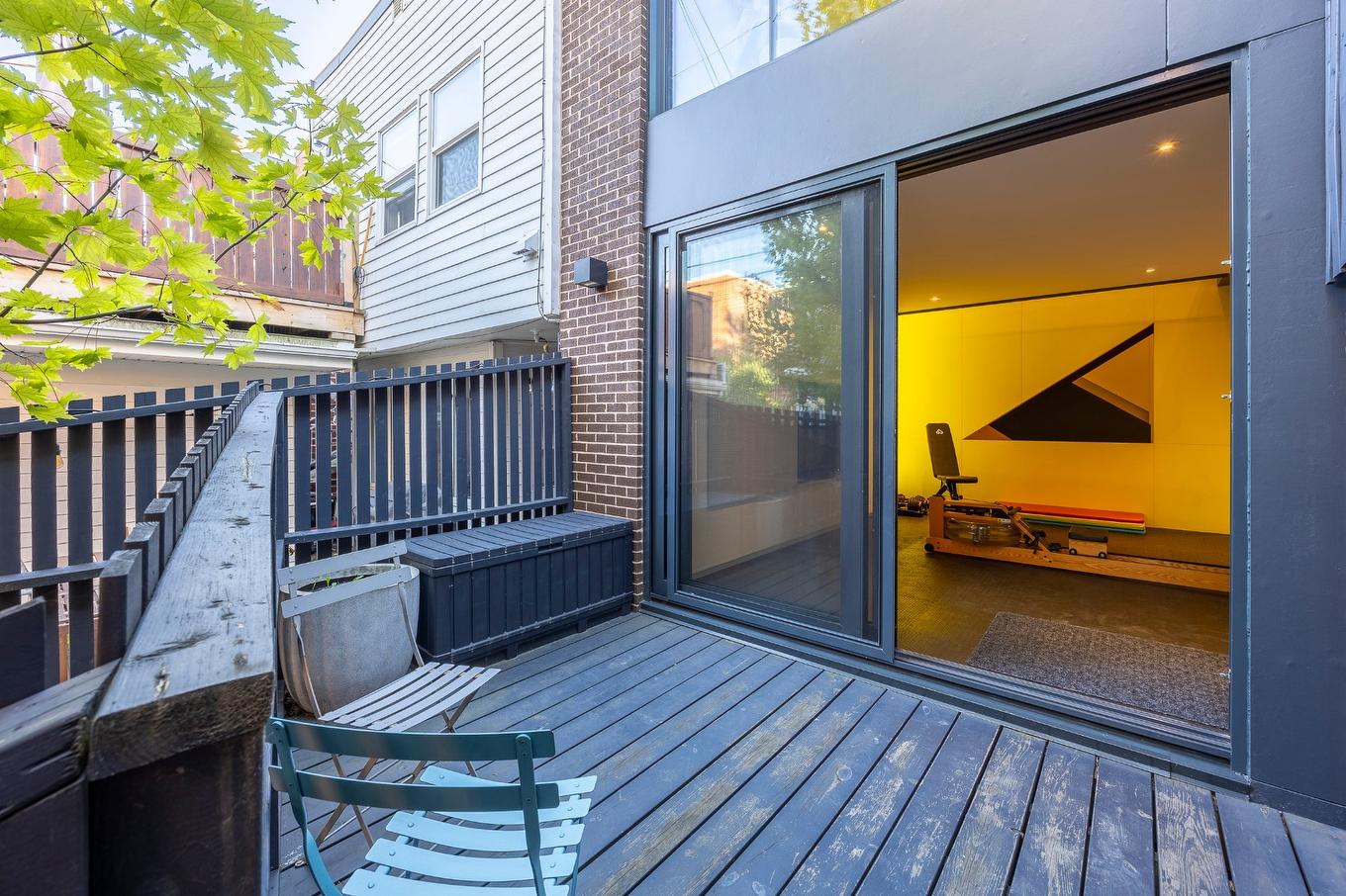 Terrasse - 8377 - 8379 Rue Foucher, Montréal (Villeray/Saint-Michel/Parc-Extension), QC - Outdoor With Exterior