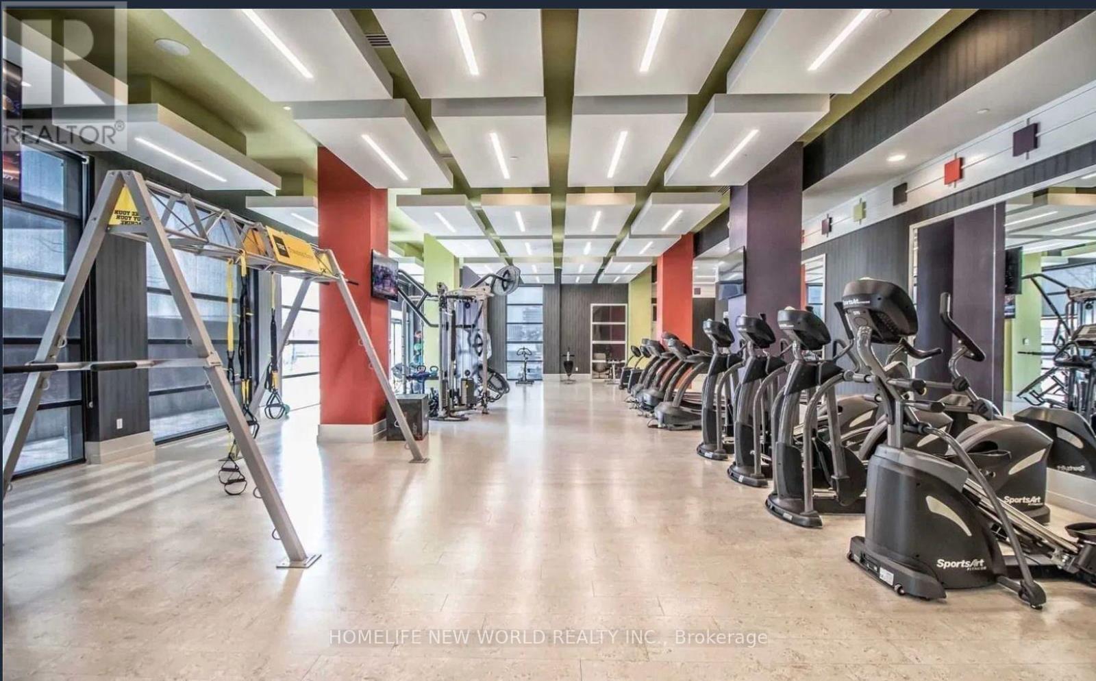 2603 - 55 Ann O'Reilly Road, Toronto, ON - Indoor Photo Showing Gym Room