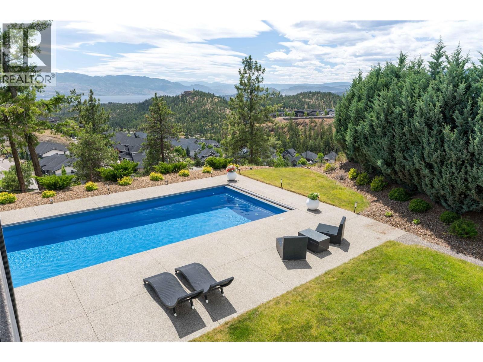 172 Skyland Drive, Kelowna, BC - Outdoor With In Ground Pool With View